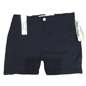 Womens Shorts Stretch Black Sz L